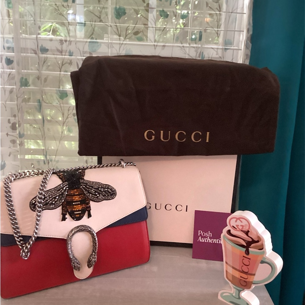 Guicci Dionysus Tri Colored Handbag - Picture 5 of 12